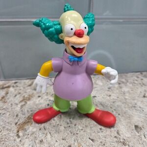 VTG The Simpsons World of Springfield WOS Krusty The Clown 5" Figure Series 1